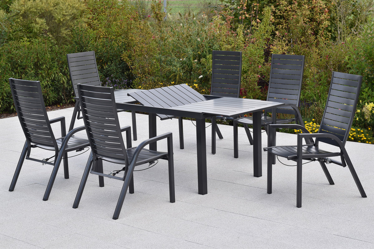 Siros Set 7tlg.
Aluminium