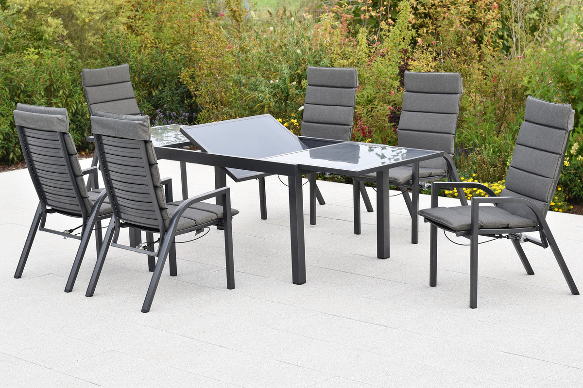 Siros Set 13tlg.
Aluminium/Akazie