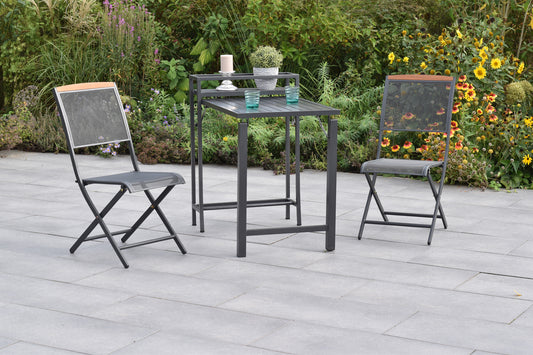 Patmos Set 3tlg.
Stahl/Aluminium/Akazie