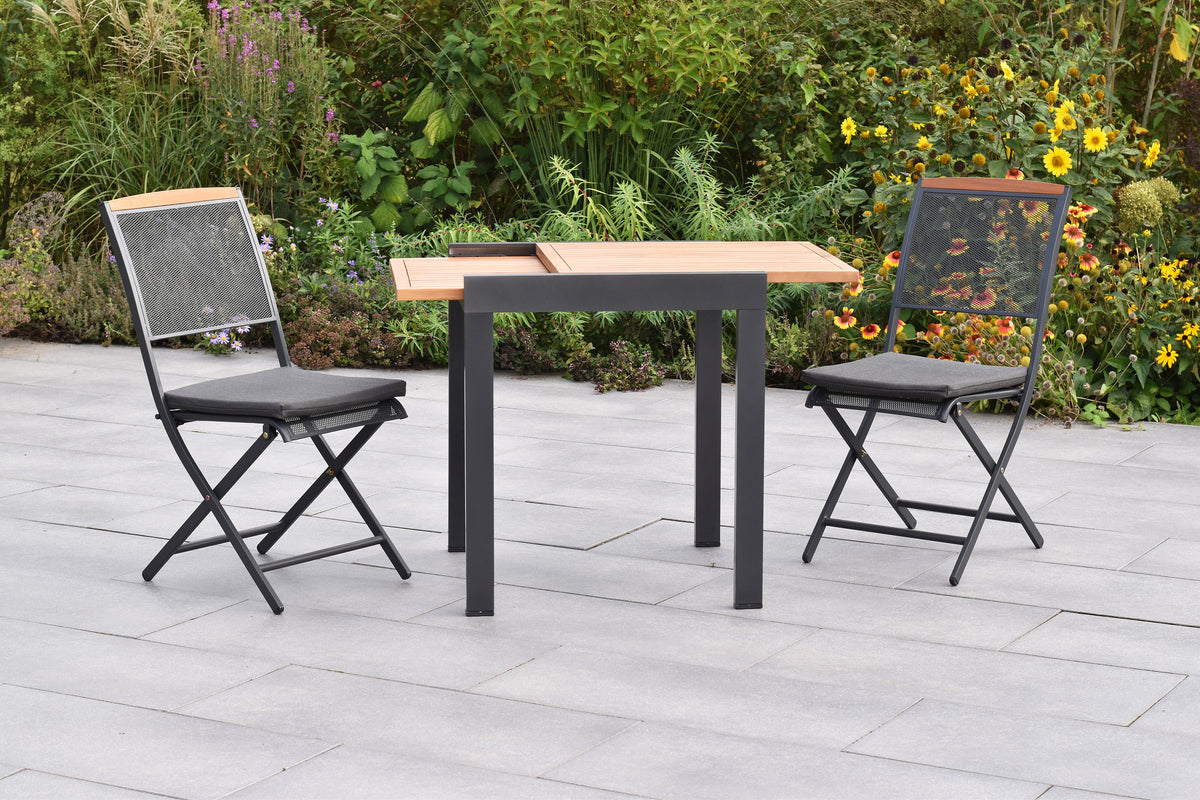Patmos Set 5tlg.
Stahl/Aluminium/Akazie