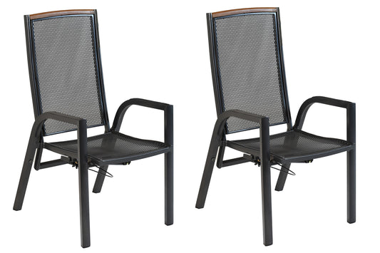 Tilos Sessel, 2er Set
Aluminium/Akazie