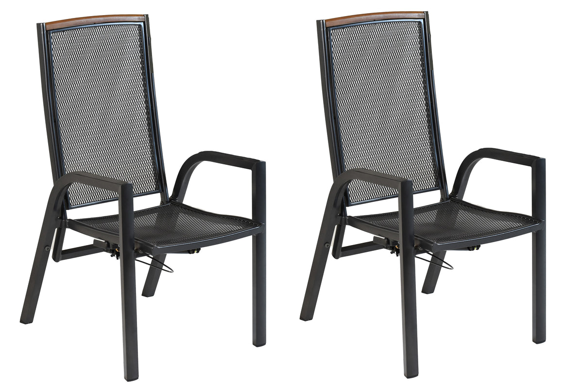 Tilos Sessel, 2er Set
Aluminium/Akazie
