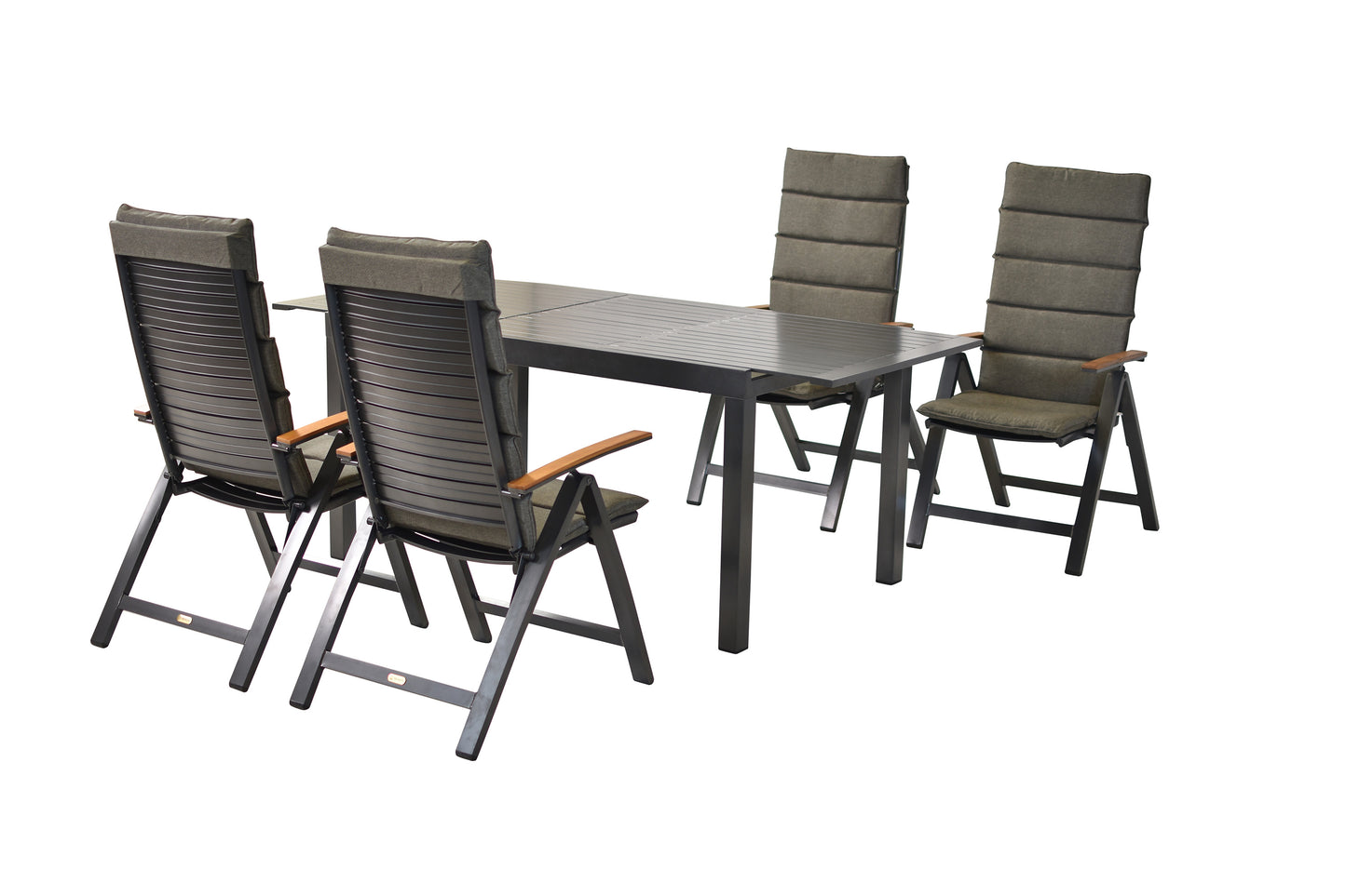 Astros Set 9tlg.
Aluminium/Akazie