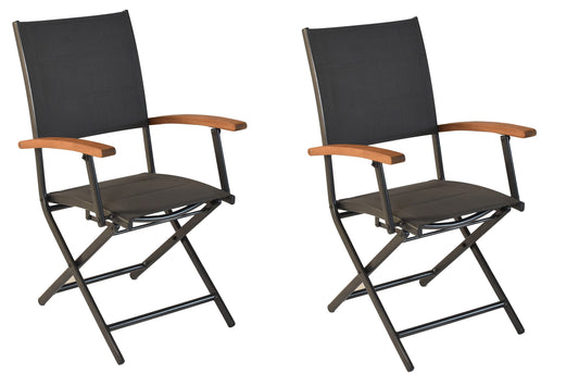 Paxos Klappsessel, Set
Aluminium/Textil/Akazie