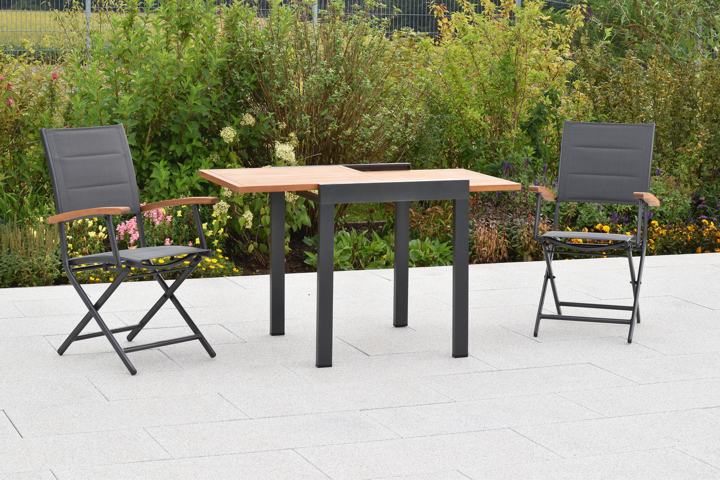 Paxos Set 3tlg.
Aluminium/Textil/Akazie