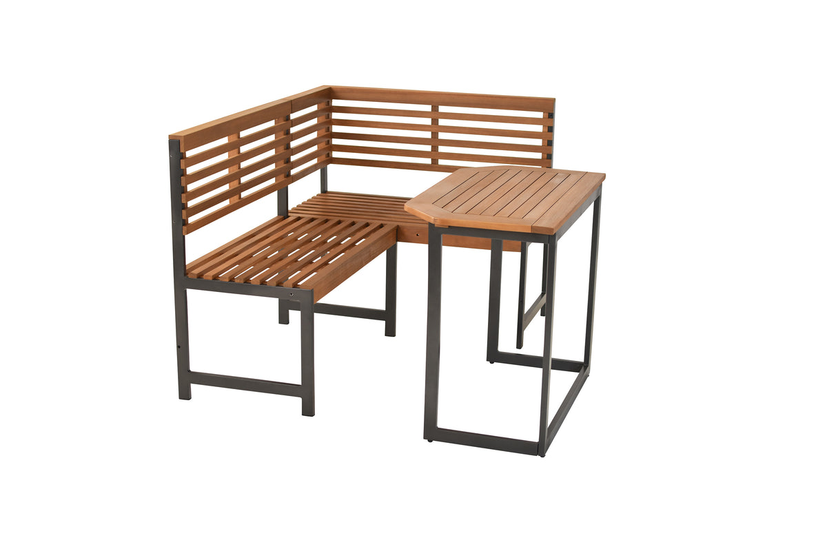 Eckbank Set 
Eckbank
Aluminium/Akazie