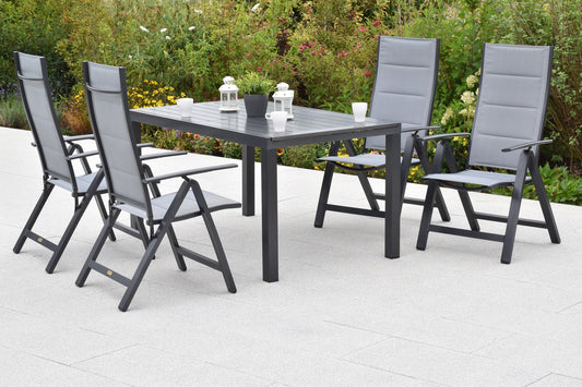 5tlg. Florenz Set
Aluminium/Textil