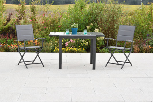 Florenz Set 3tlg.
Aluminium/Textil