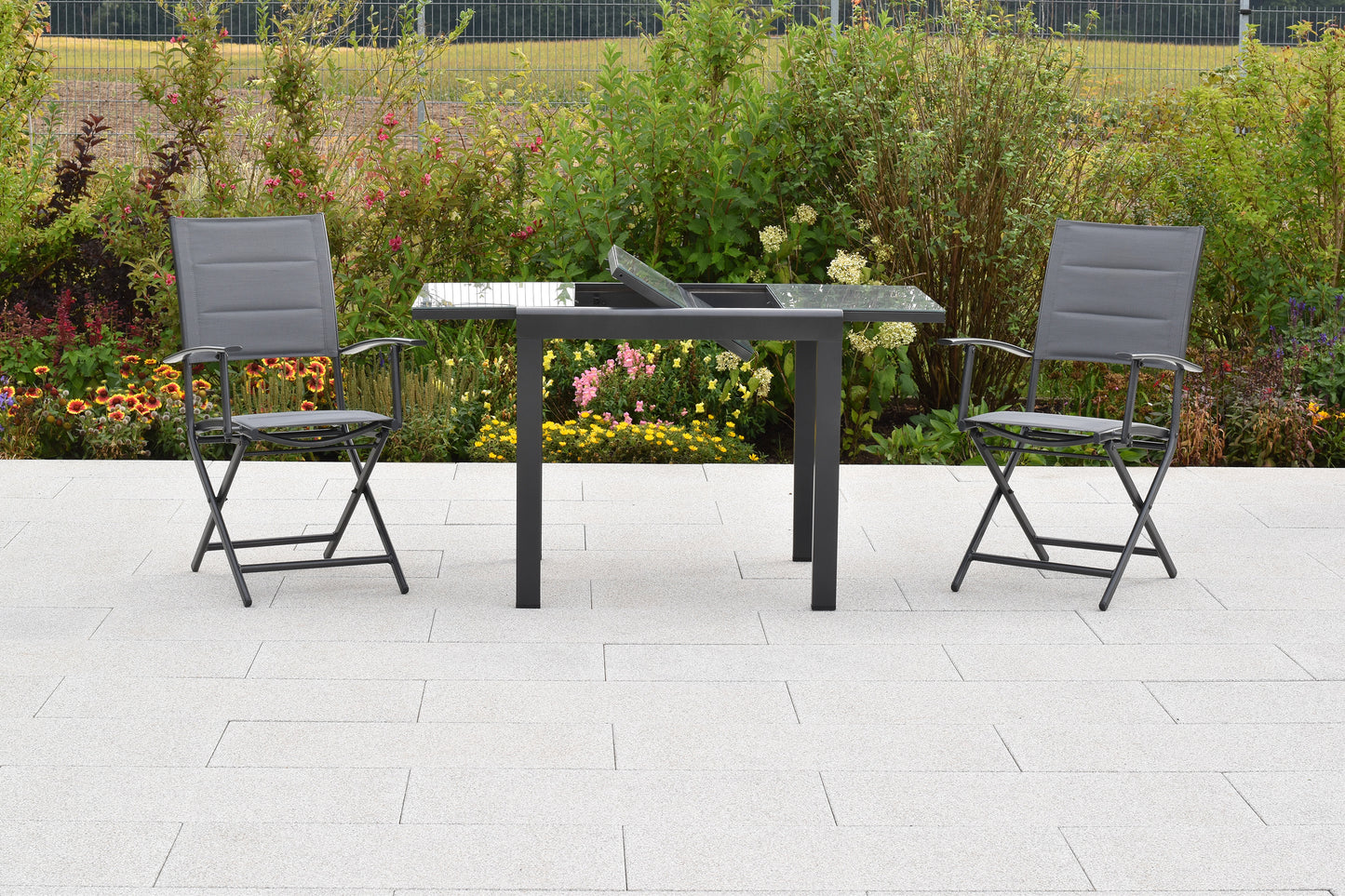Florenz Set 3tlg.
Aluminium/Textil