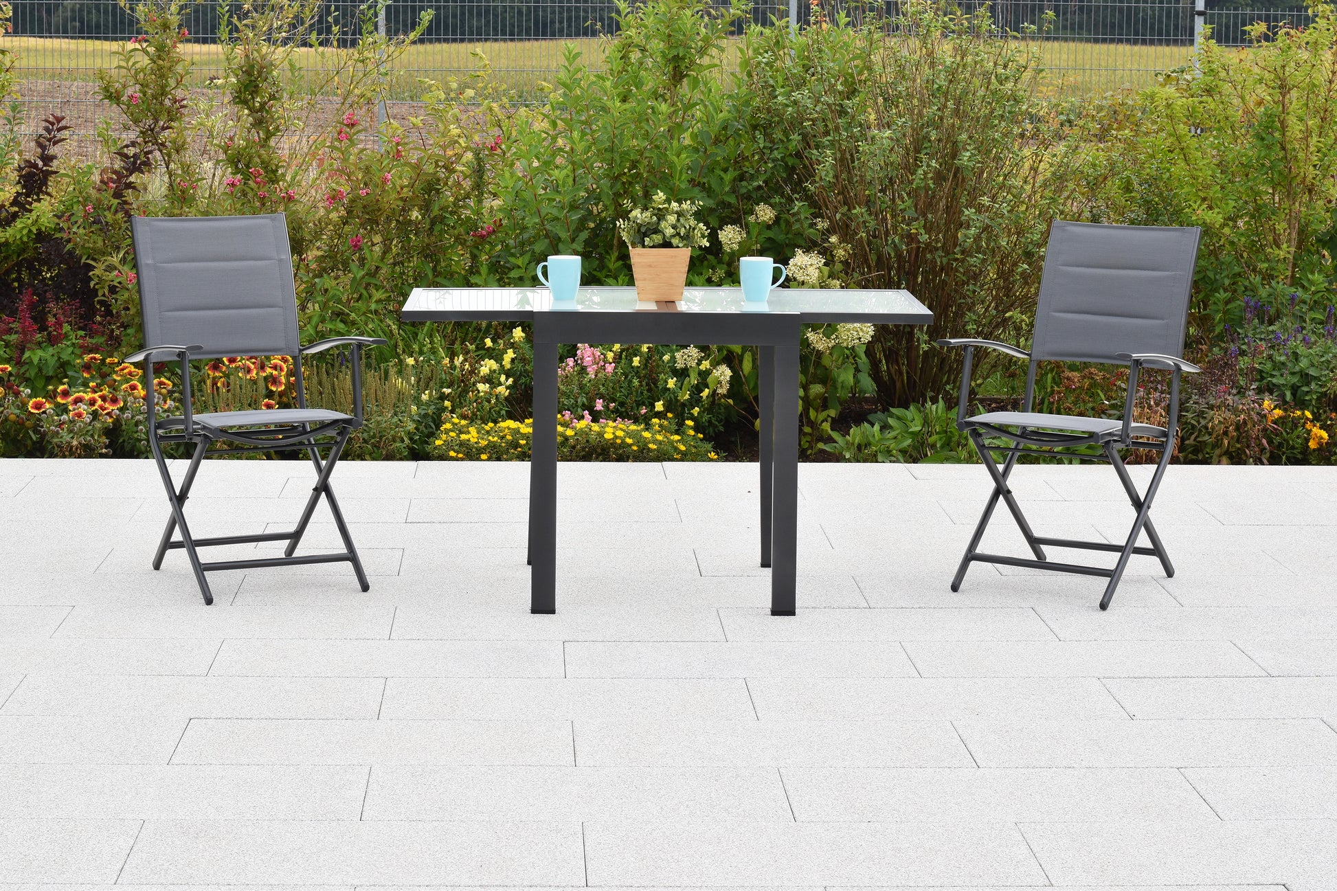 Florenz Set 3tlg.
Aluminium/Textil