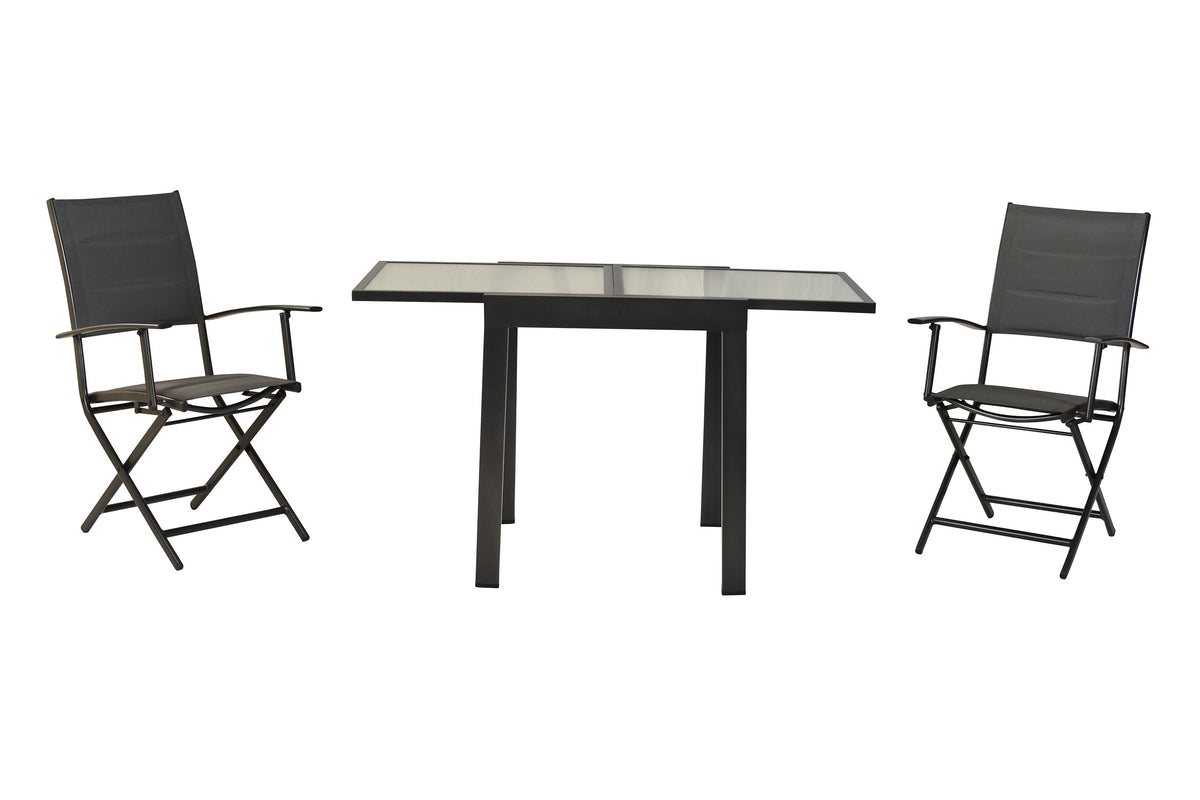 Florenz Set 3tlg.
Aluminium/Textil