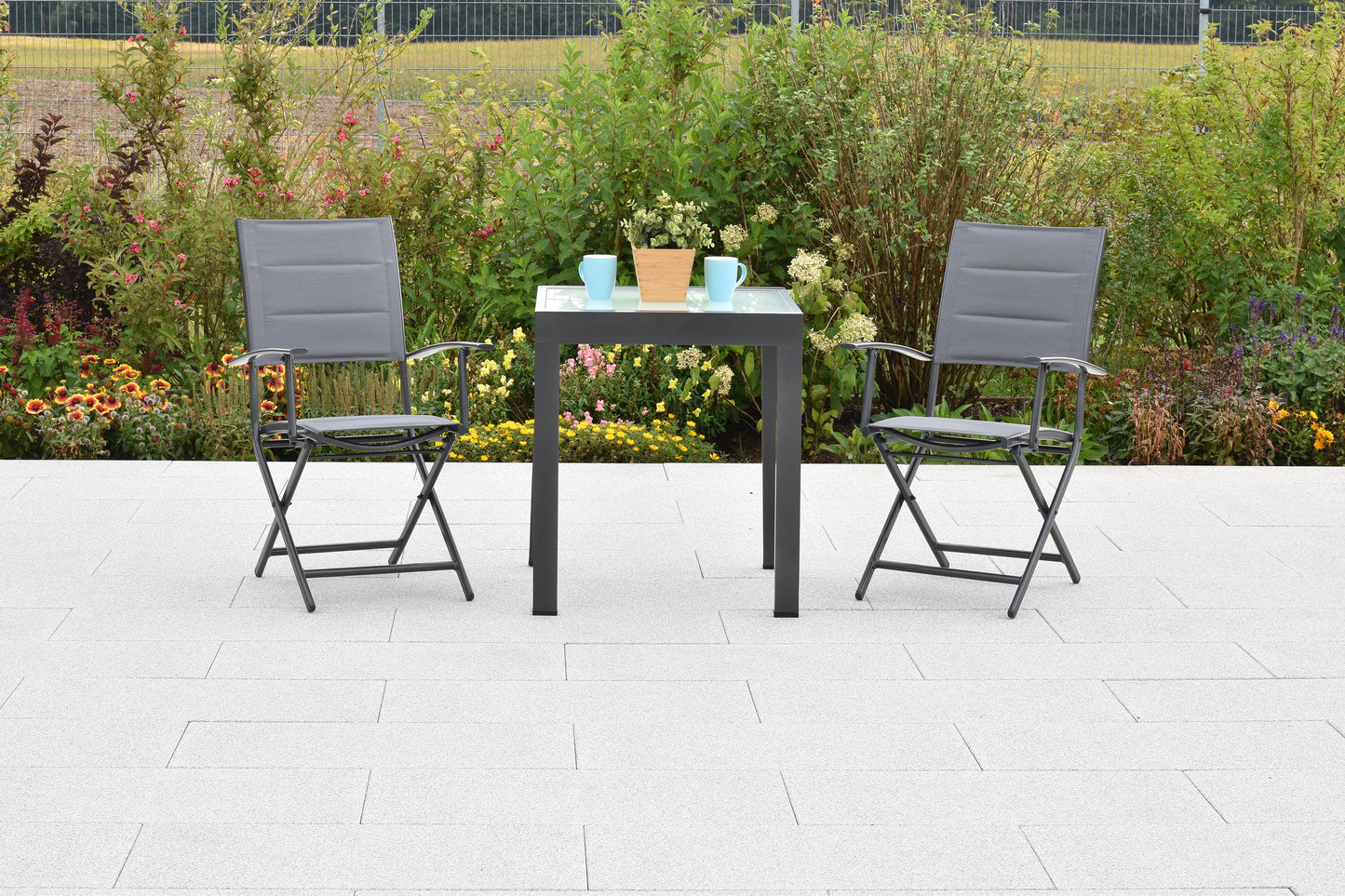 Florenz Set 3tlg.
Aluminium/Textil