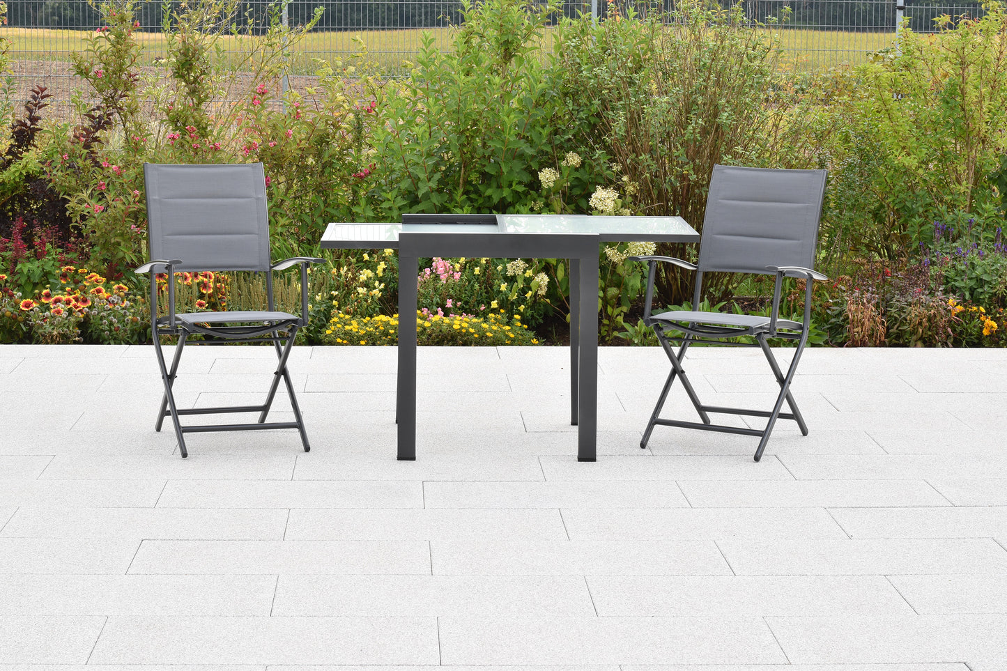 Florenz Set 3tlg.
Aluminium/Textil