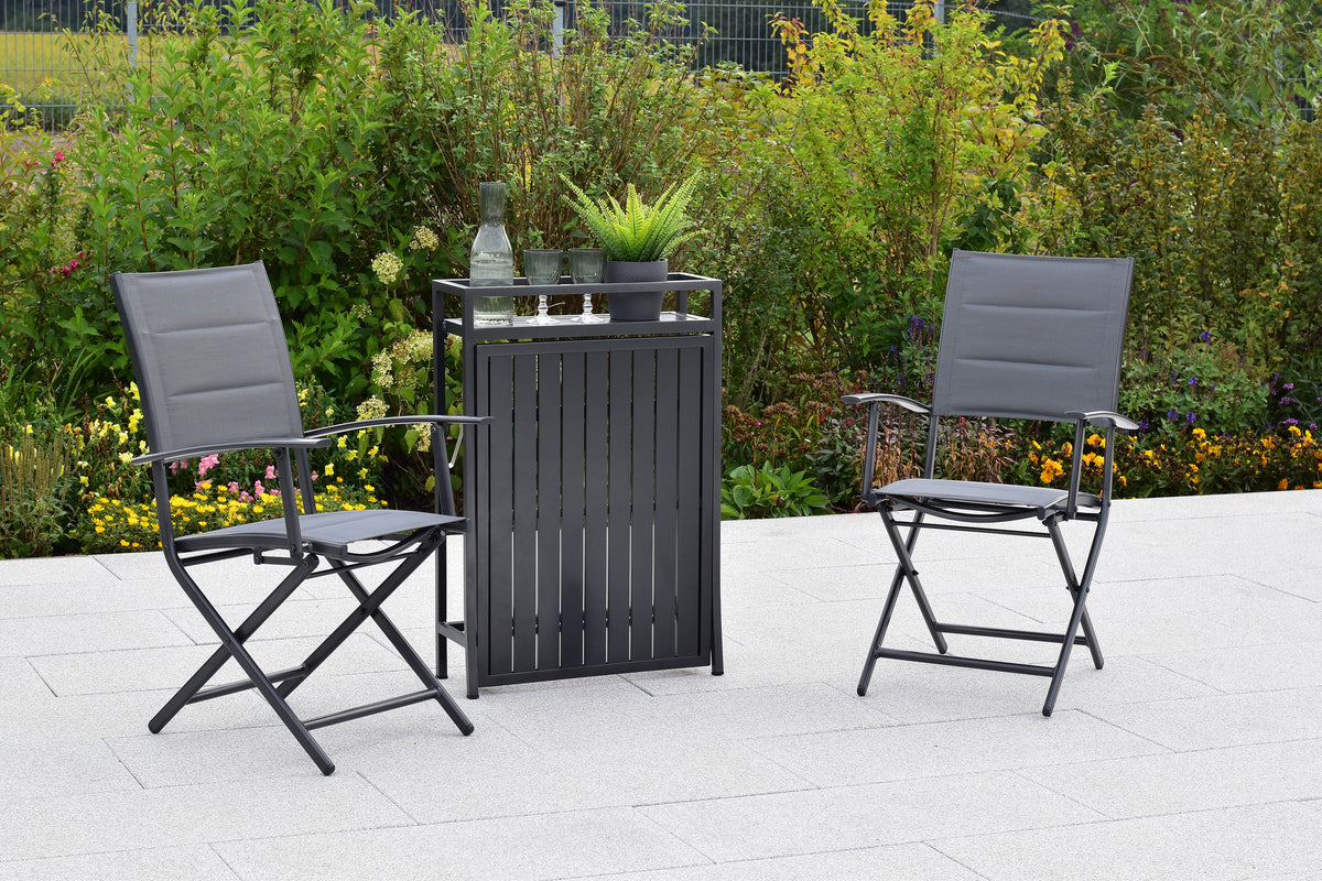 Florenz Set 3tlg.
Aluminium/Textil