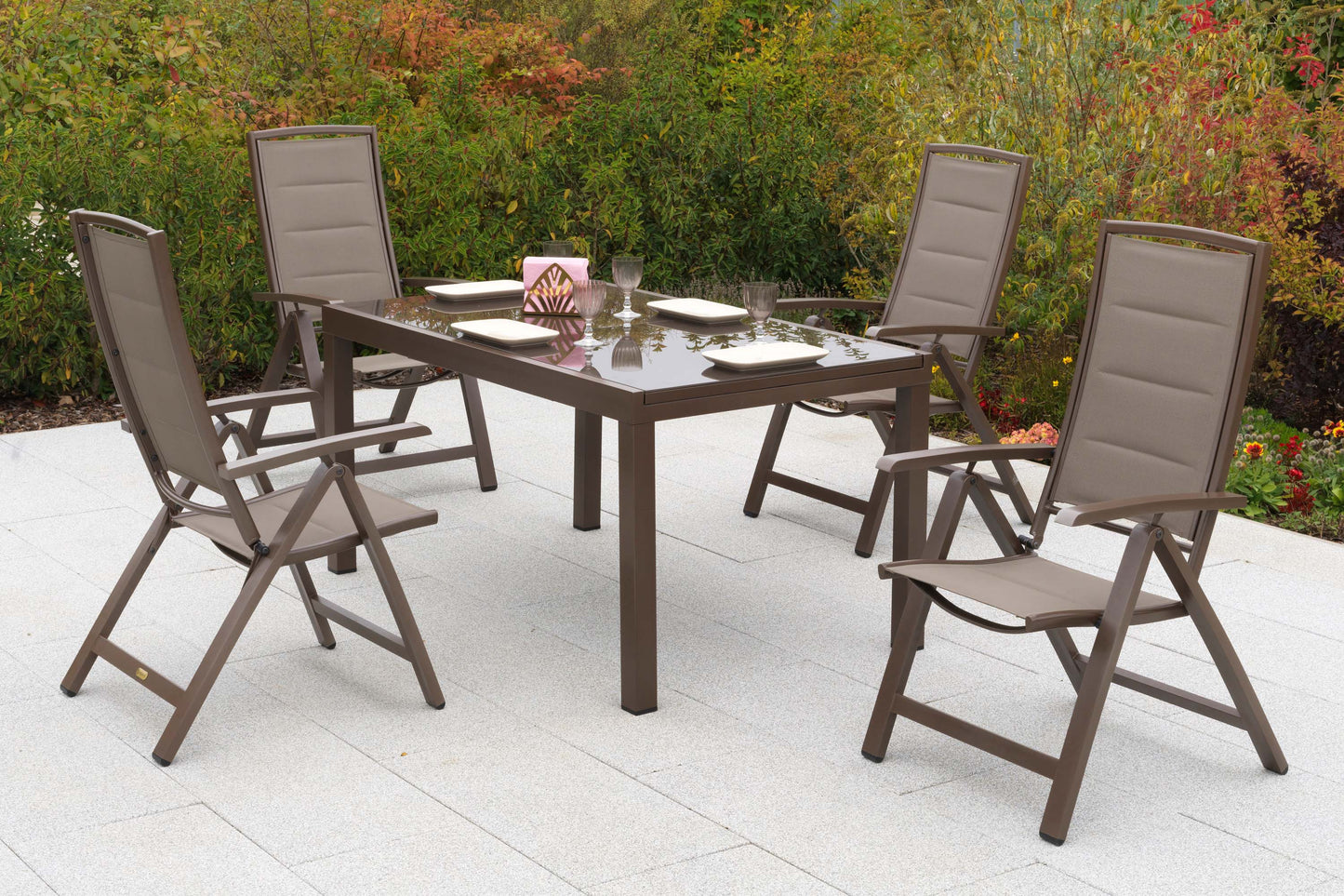 Tinetto Set 5tlg.
Aluminium/Textil