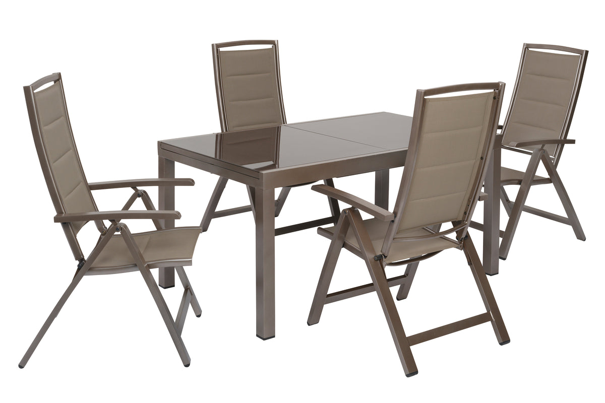 Tinetto Set 5tlg.
Aluminium/Textil