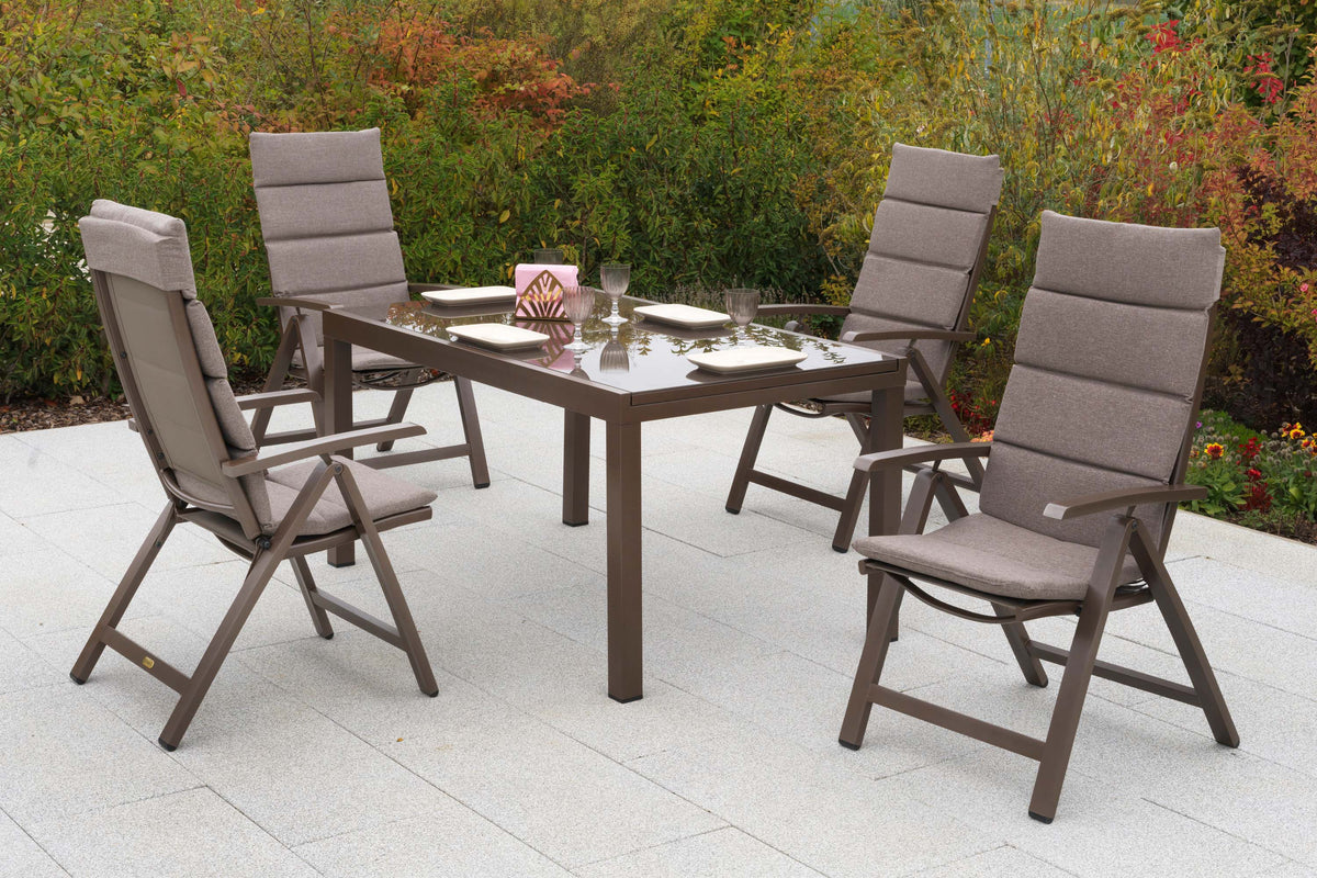 Tinetto Set 9tlg.
Aluminium/Textil