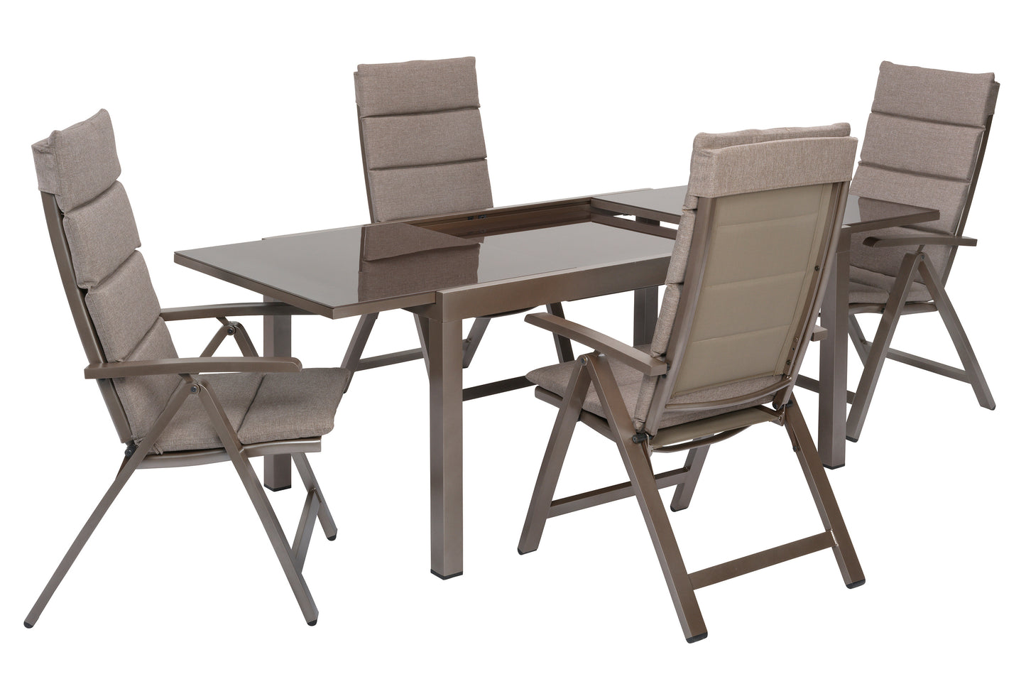 Tinetto Set 9tlg.
Aluminium/Textil