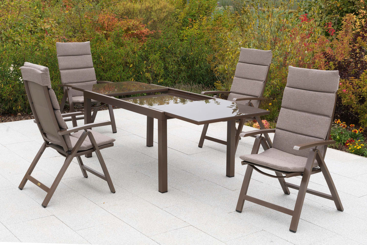 Tinetto Set 9tlg.
Aluminium/Textil