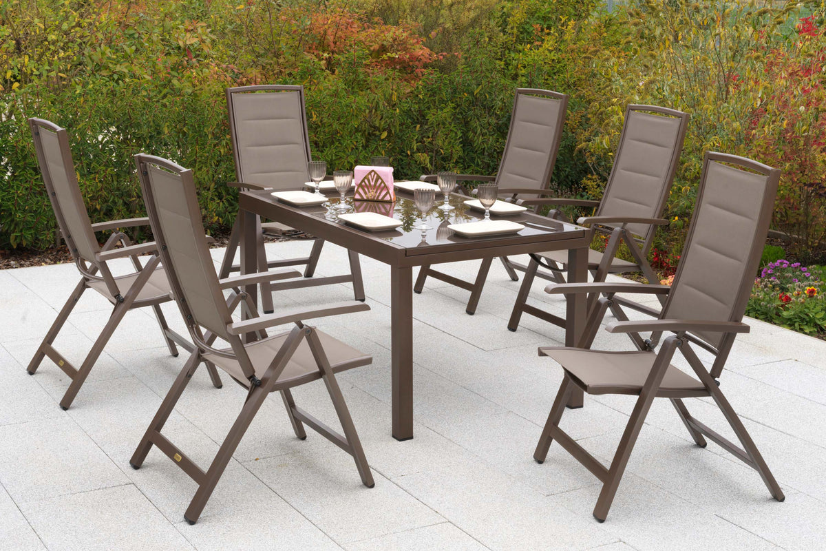 Tinetto Set 7tlg.
Aluminium/Textil