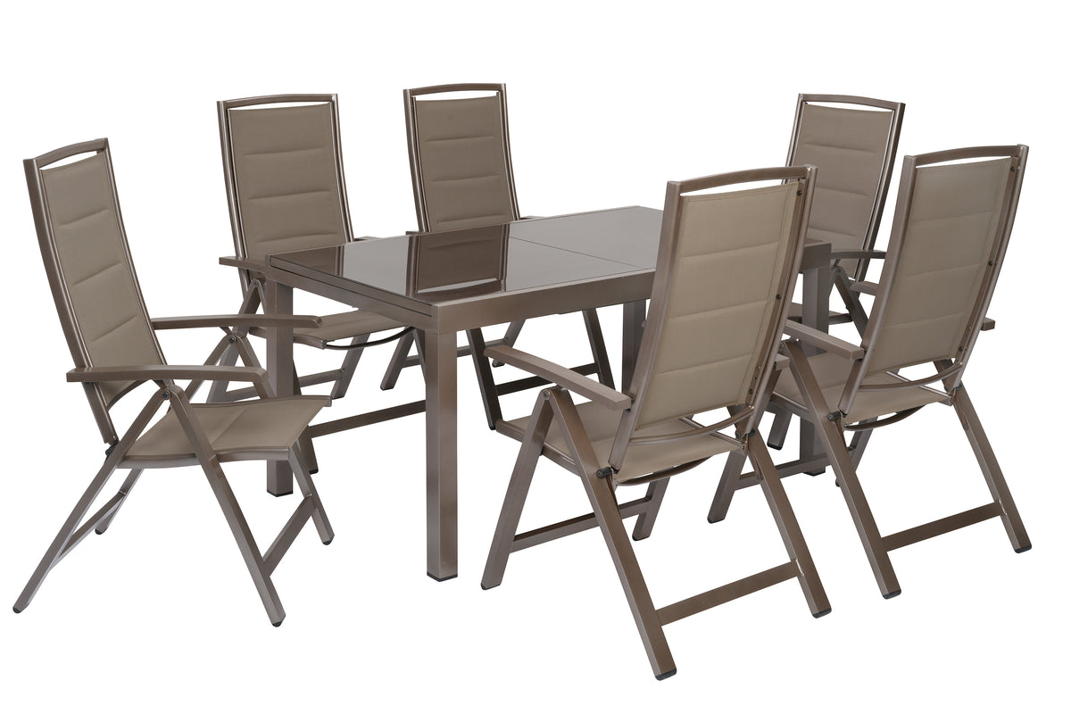 Tinetto Set 7tlg.
Aluminium/Textil