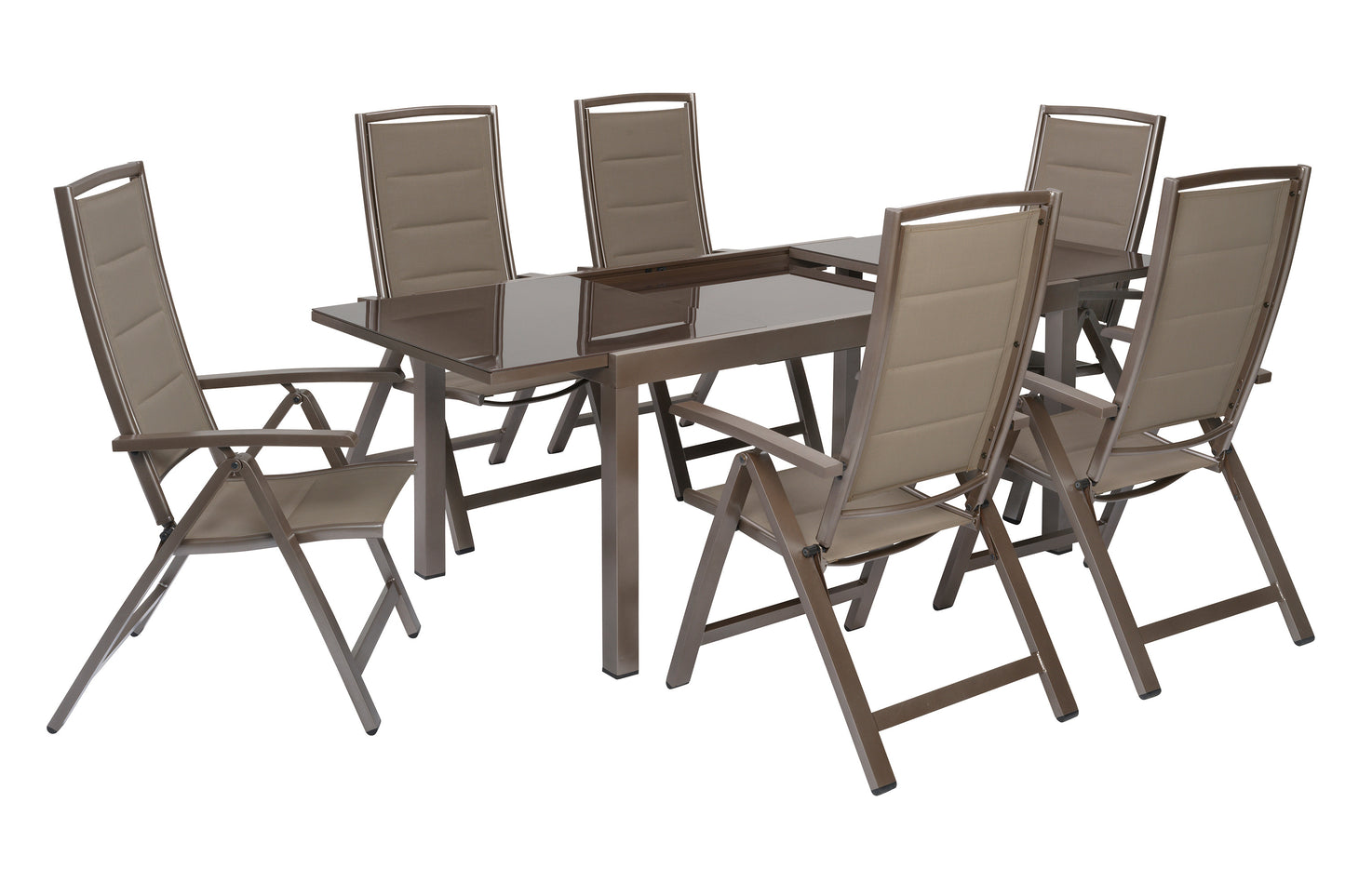 Tinetto Set 7tlg.
Aluminium/Textil
