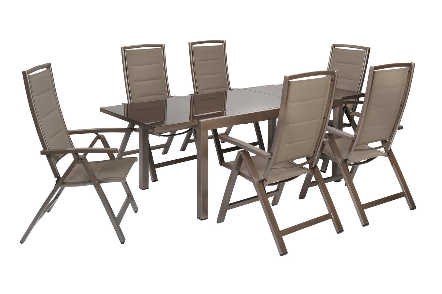 Tinetto Set 7tlg.
Aluminium/Textil