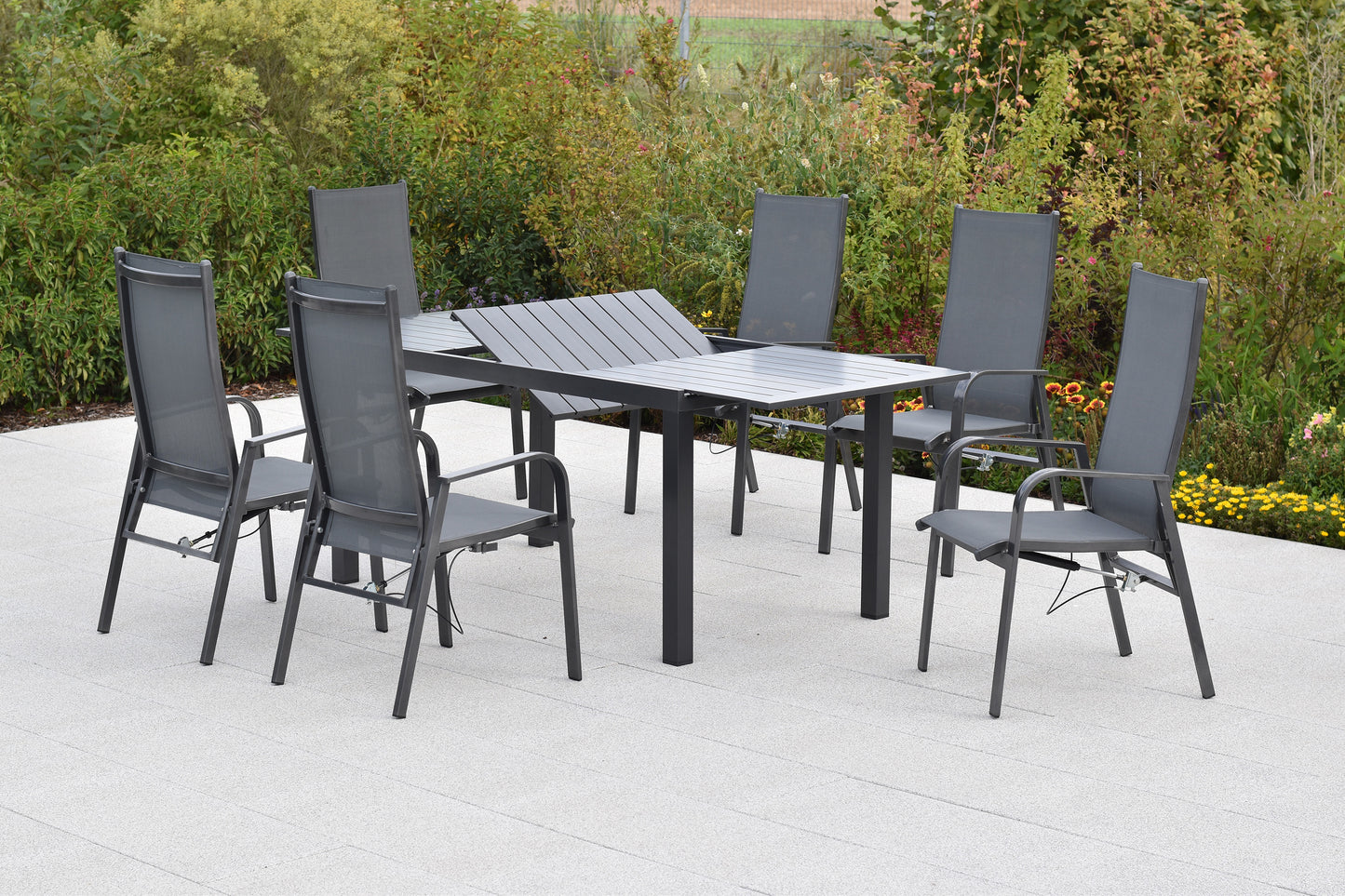 Alassio Set 7tlg.
Alu/Textil