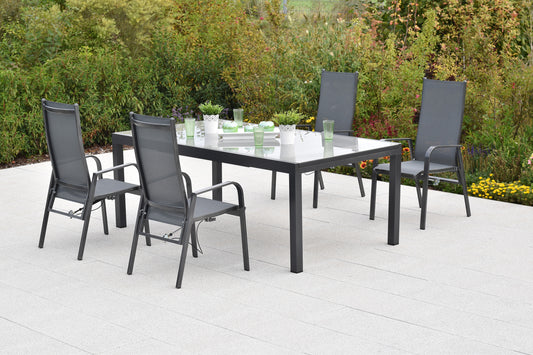 Alassio Set 5tlg.
Alu/Textil