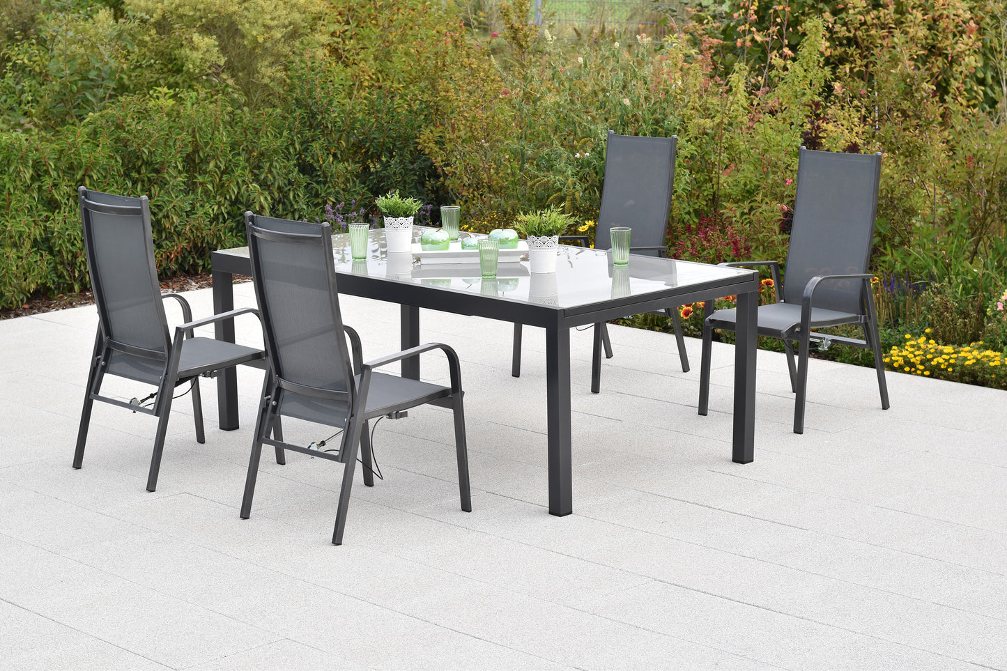Alassio Set 5tlg.
Alu/Textil