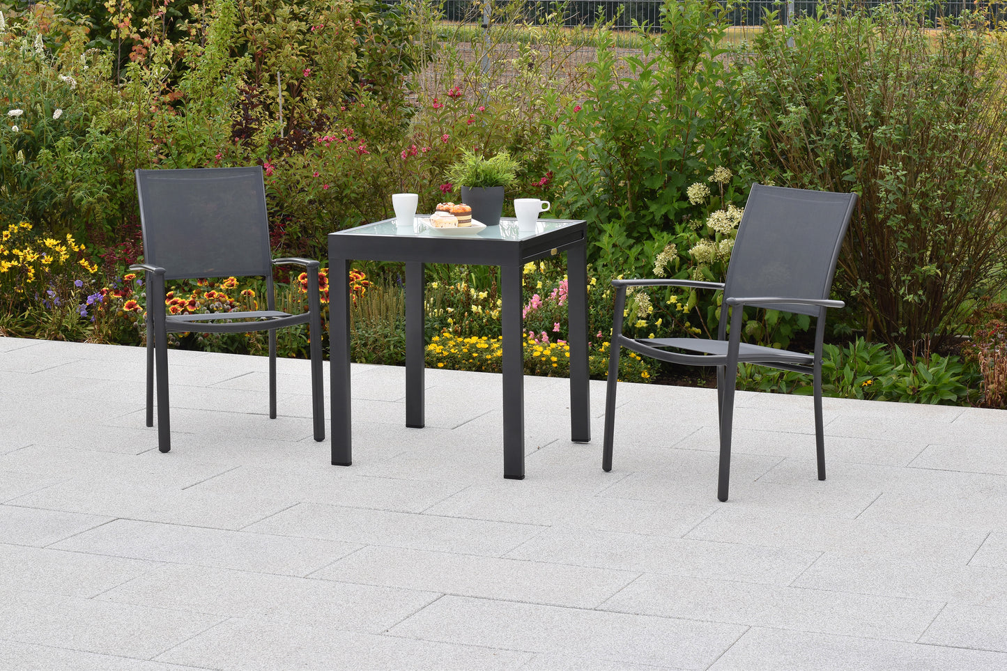 Milano Set 3tlg.
Alu/Textil