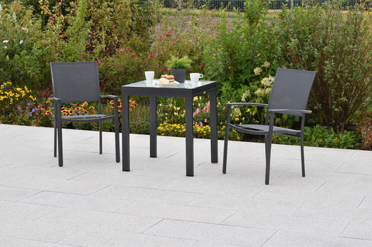 Milano Set 3tlg.
Alu/Textil