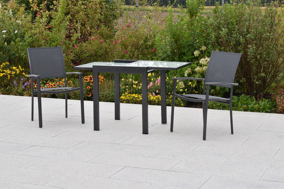 Milano Set 3tlg.
Alu/Textil