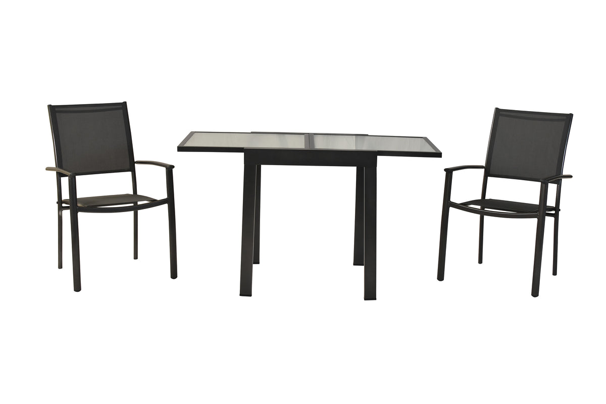 Milano Set 3tlg.
Alu/Textil