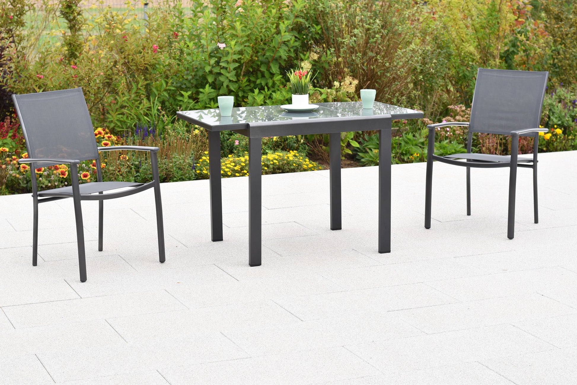 Milano Set 3tlg.
Alu/Textil