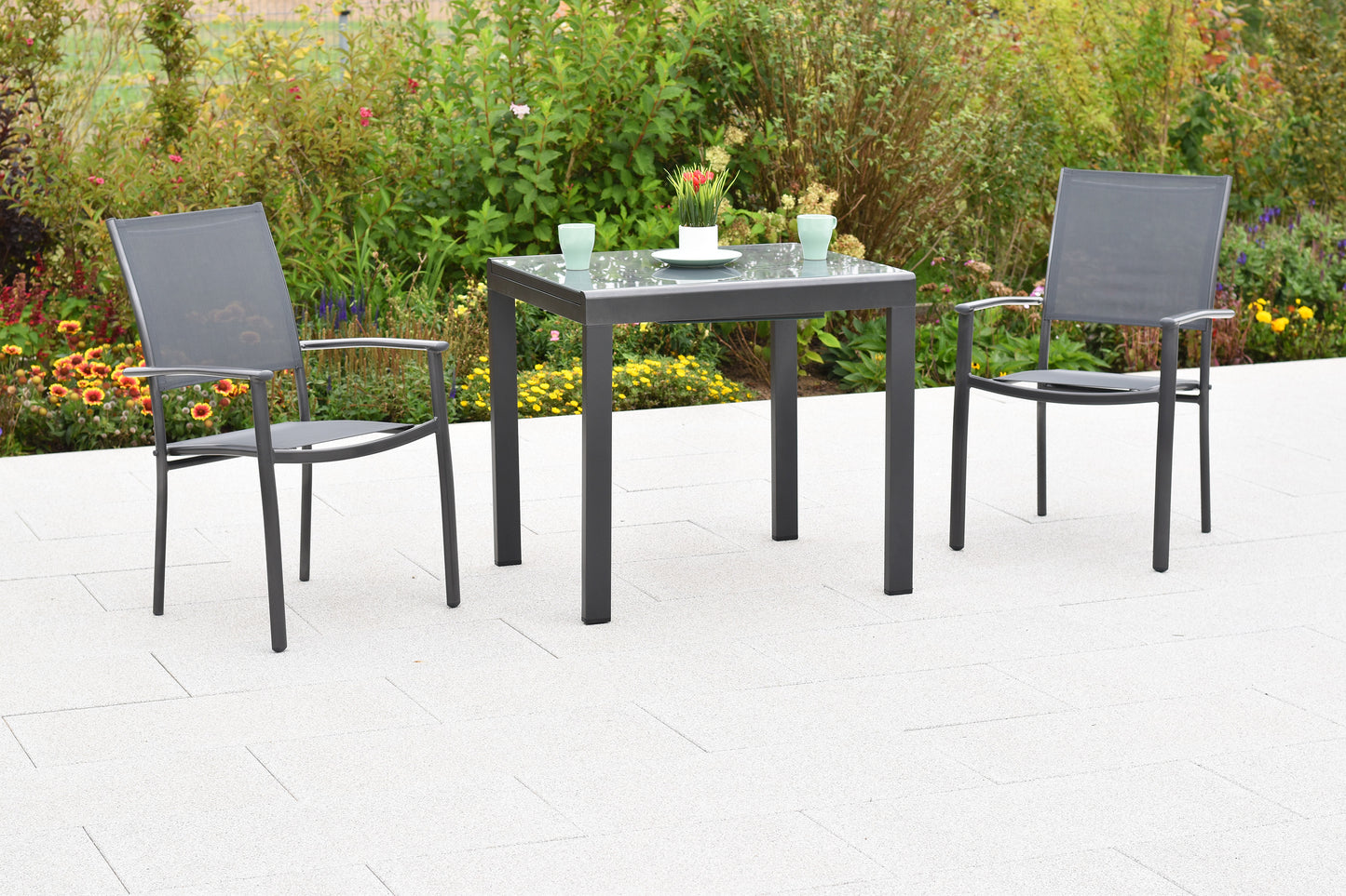 Milano Set 3tlg.
Alu/Textil