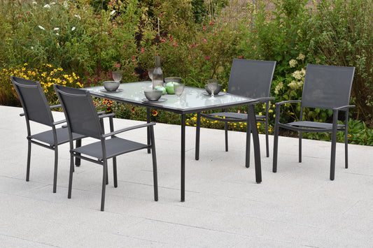 Milano Set 5tlg.
Alu/Textil