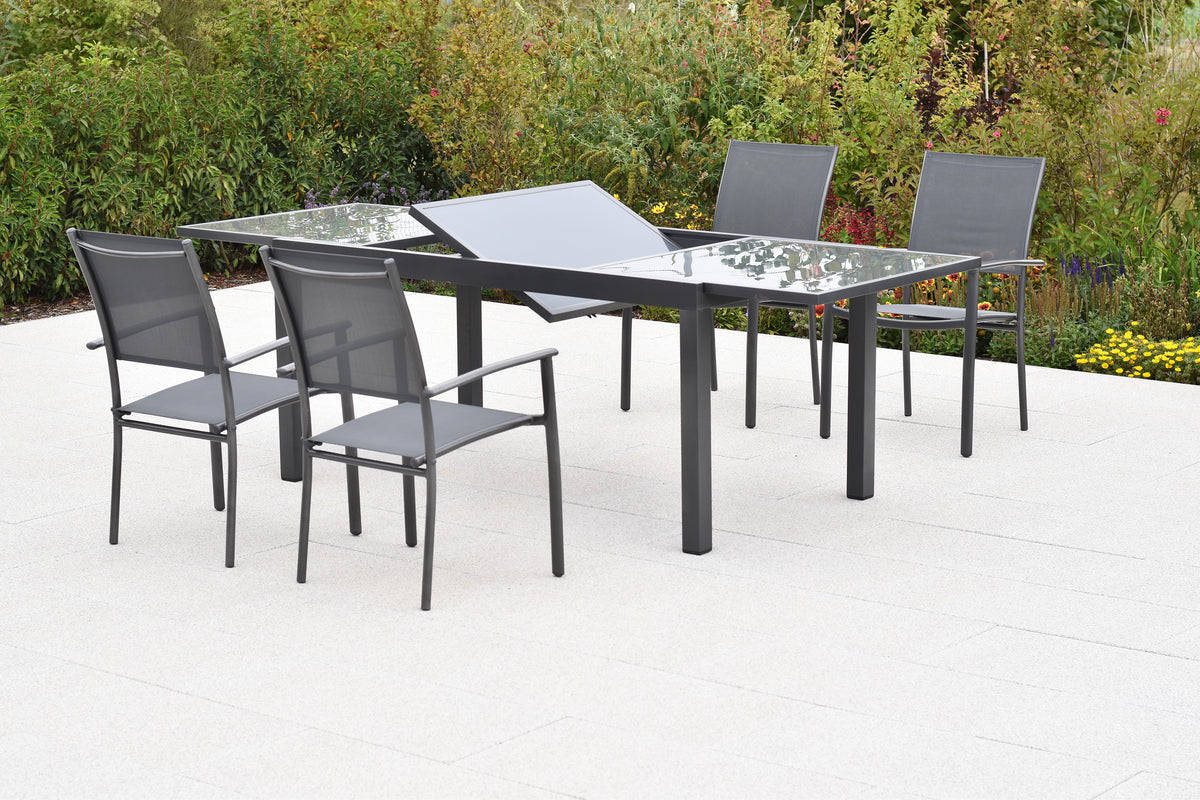 Milano Set 5tlg.
Alu/Textil