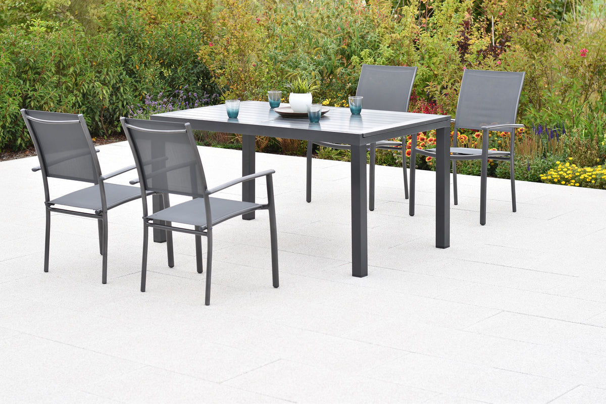 Milano Set 5tlg.
Alu/Textil