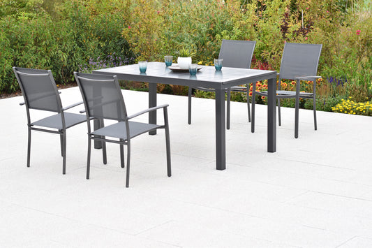 Milano Set 5tlg.
Alu/Textil