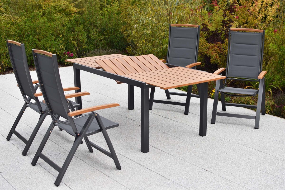 Tino Set 5tlg.
Aluminium/Textil