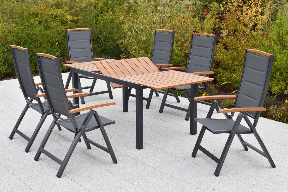 Tino Set 7tlg.
Aluminium/Textil