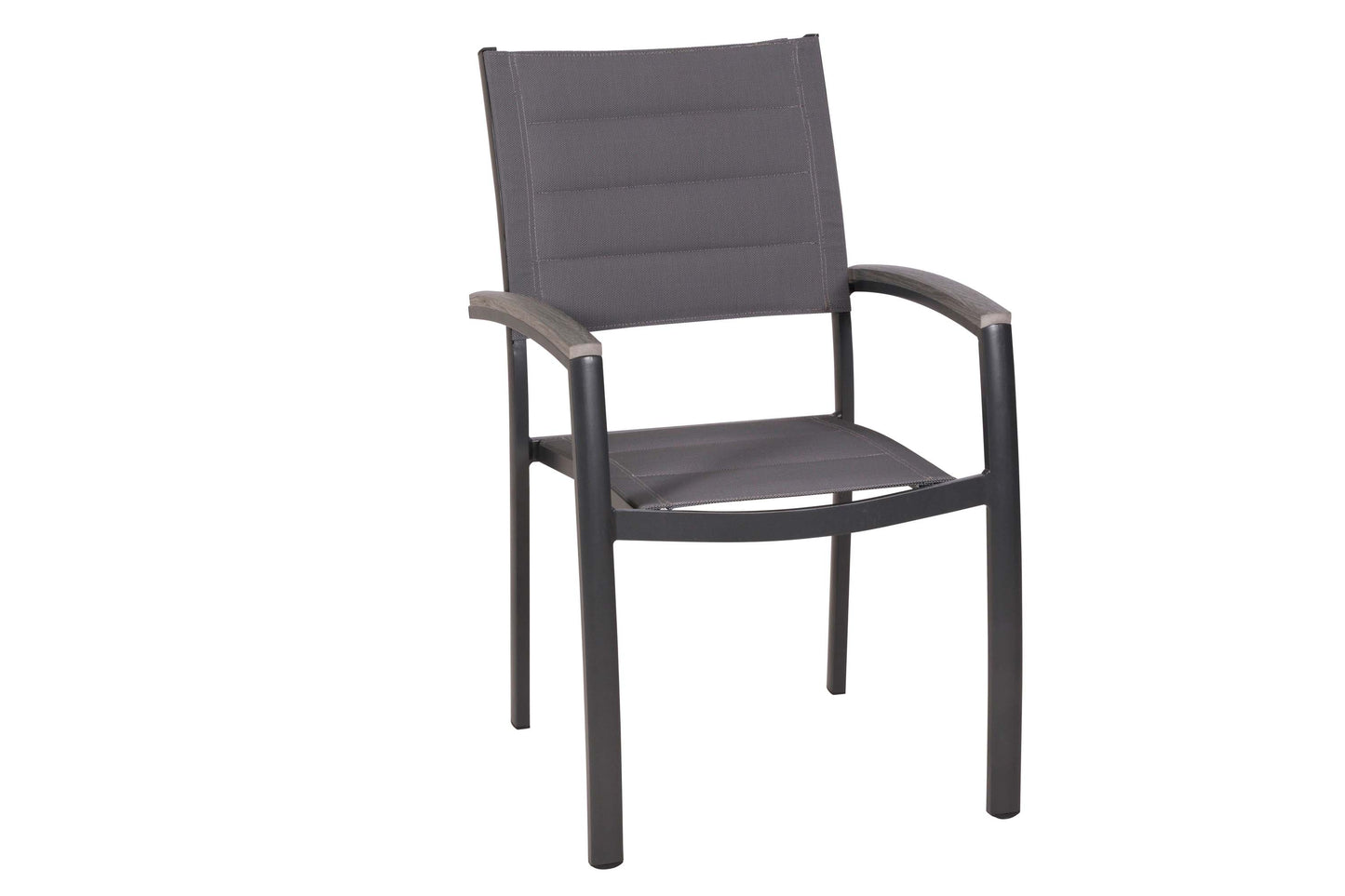 Stapelsessel Pisa, grau, 2er Set
Aluminium/Textil