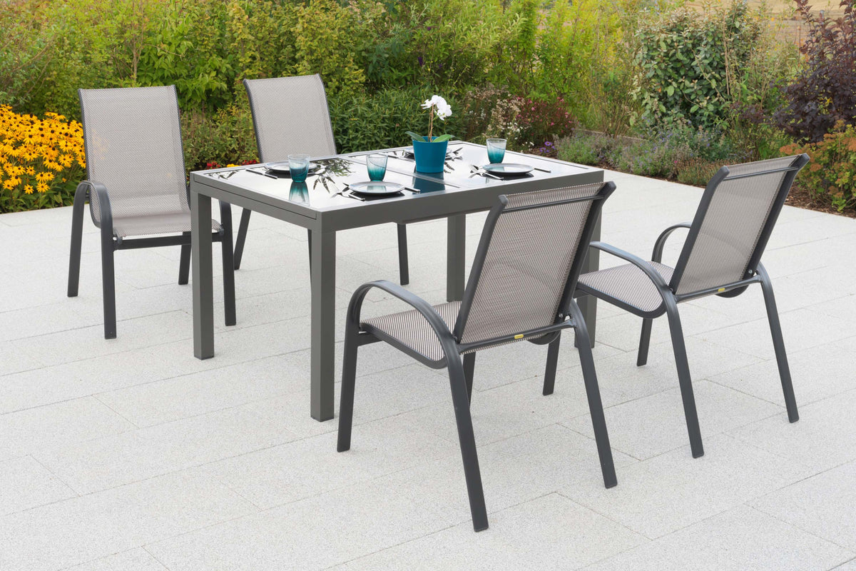 Amalfi Set 5tlg.
Aluminium/Textil