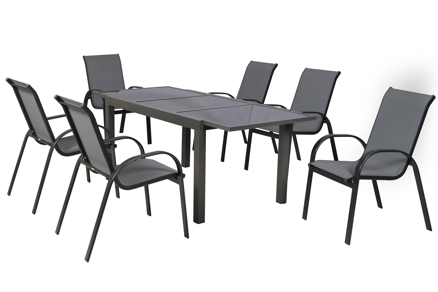Amalfi Set 7tlg.
Aluminium/Textil