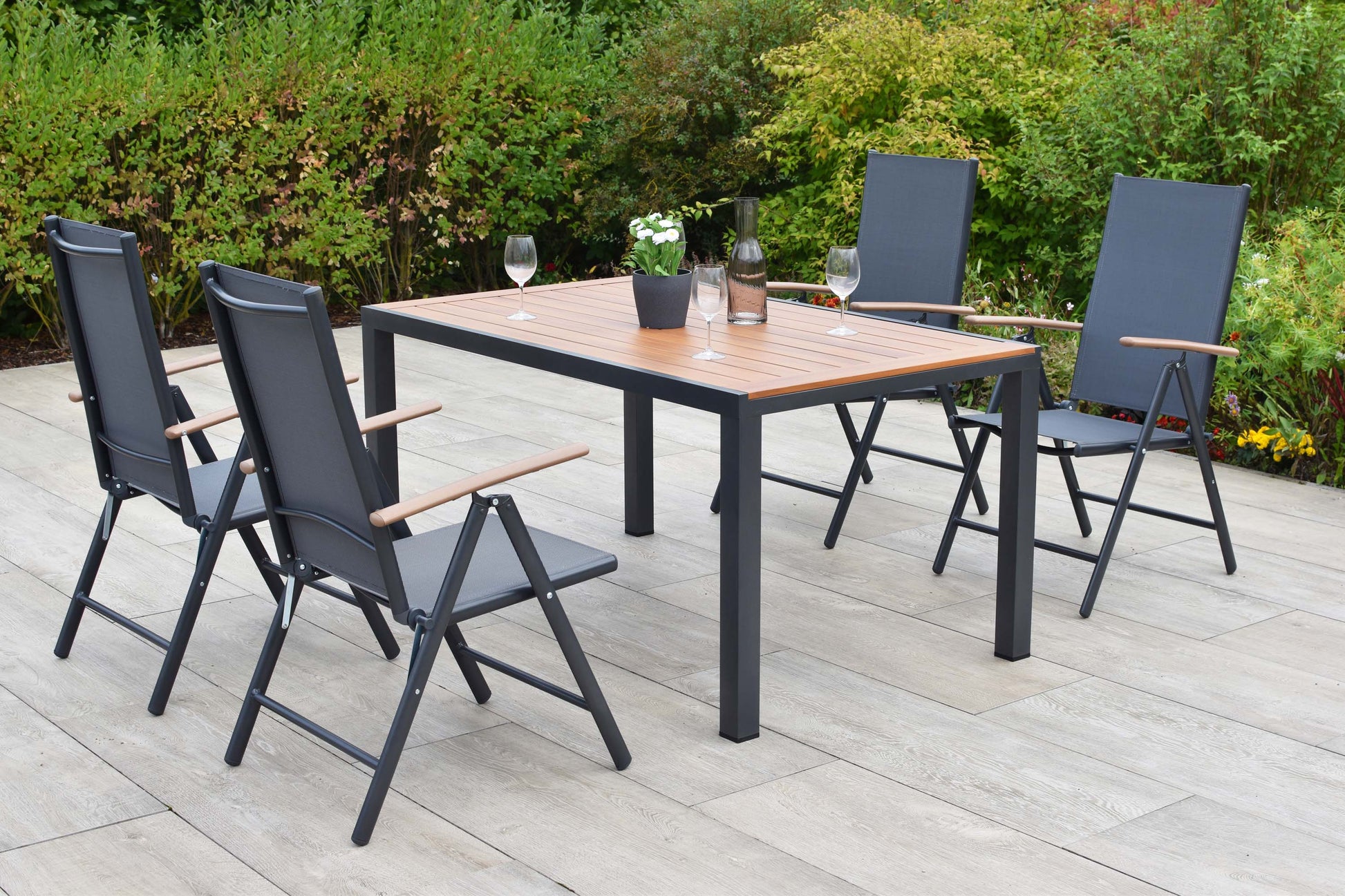 Valenza Set 5tlg.
Aluminium/Textil