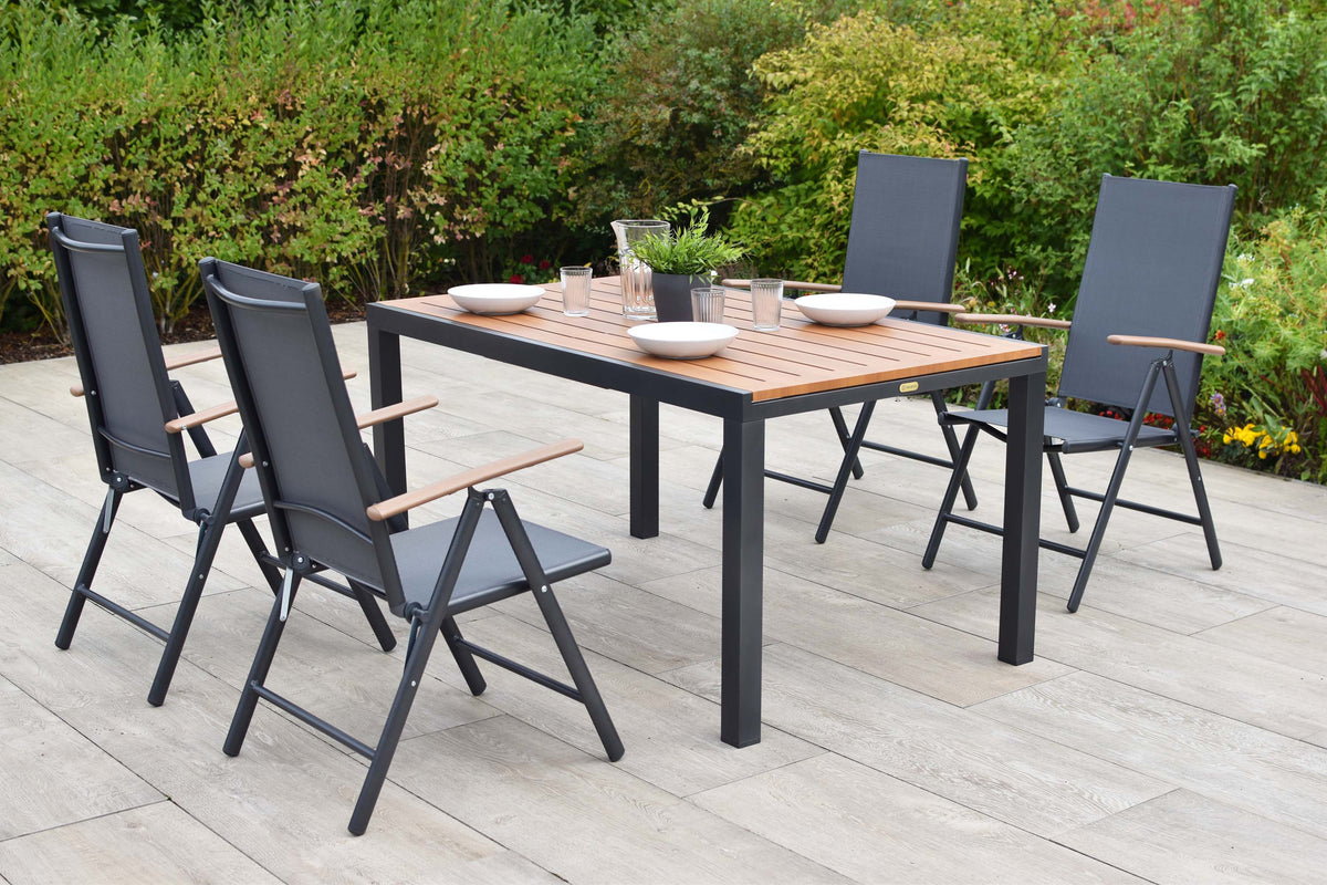 Valenza Set 5tlg.
Aluminium/Textil