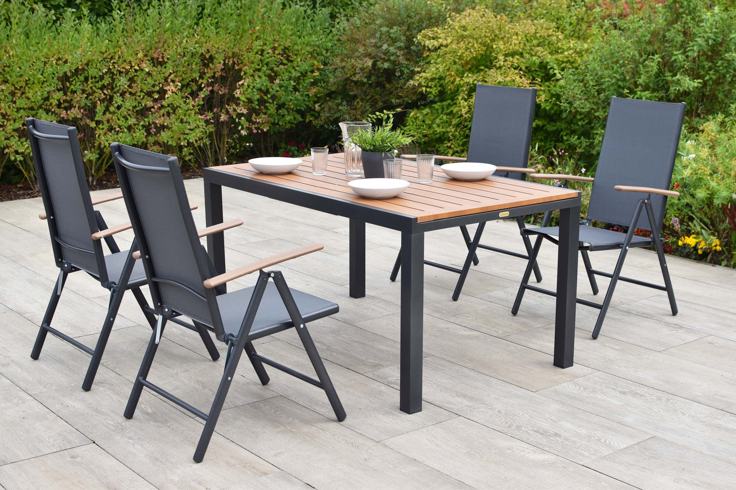 Valenza Set 5tlg.
Aluminium/Textil