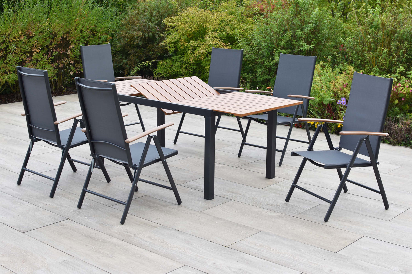 Valenza Set 7tlg.
Aluminium/Textil