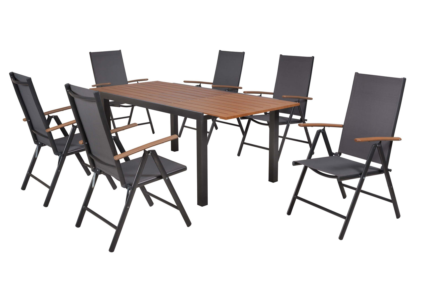 Valenza Set 7tlg.
Aluminium/Textil